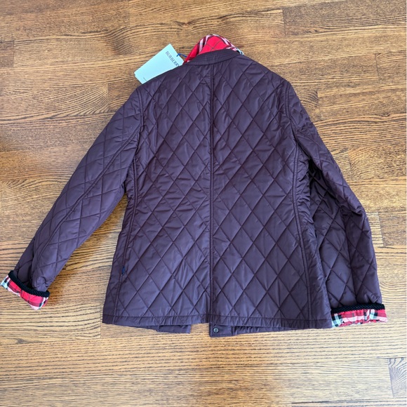 Burberry - Burberry Dorset Quilted Jacket Size Medium Color: Rubus - Picture 7 of 12
